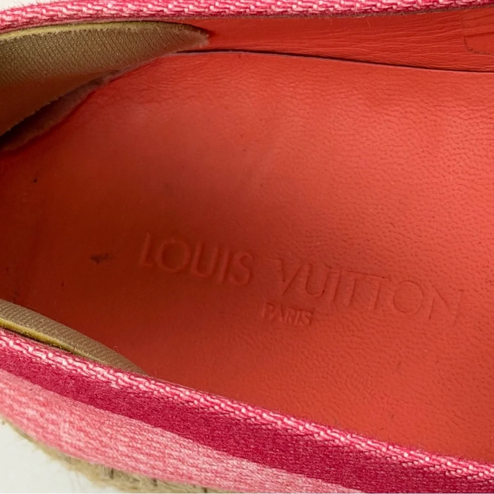 Louis Vuitton Gradient Canvas Espadrilles Pink/Coral Size‎ 35 (US 5)